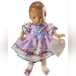 Effanbee Adorable Purple Dress Baby Doll